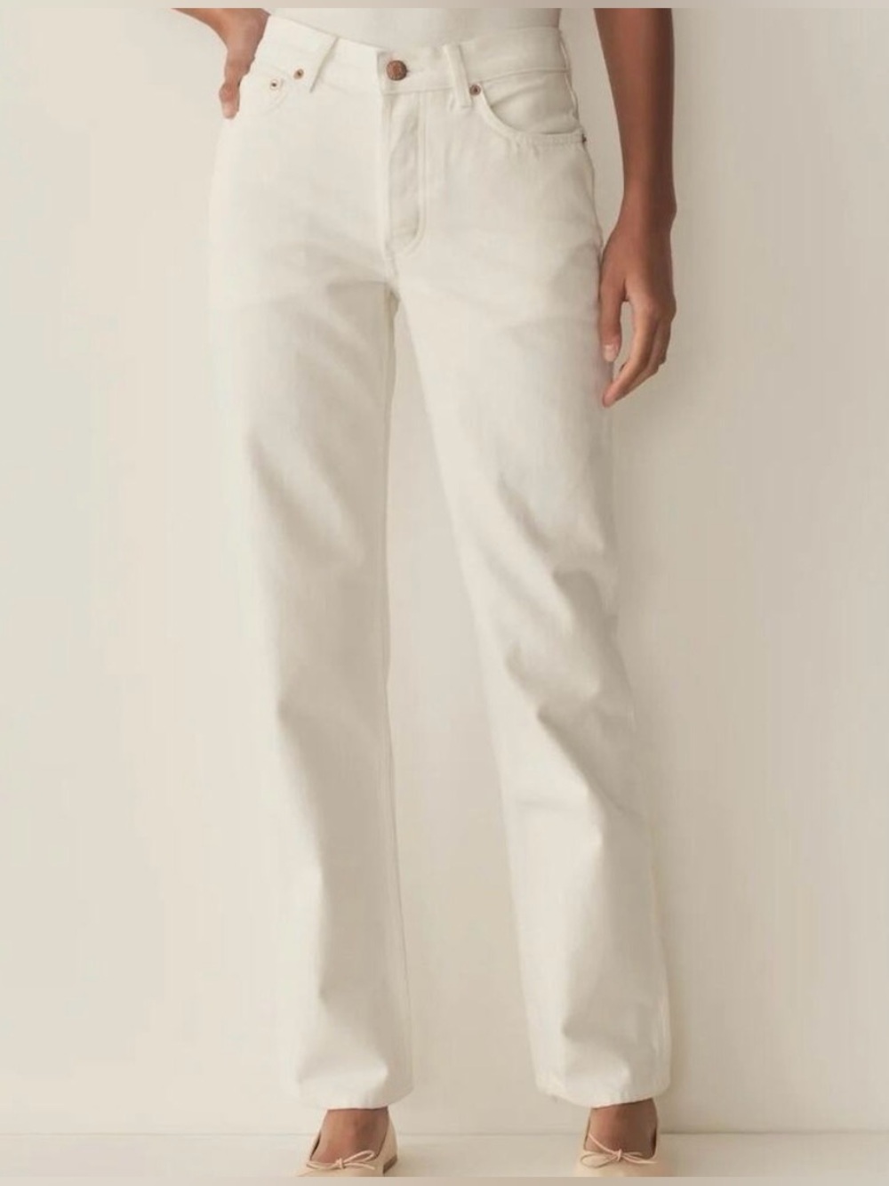 Doen Lady Jeans In White 29